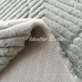 Embossed Imitation Rabbit Fabric Fake Fur